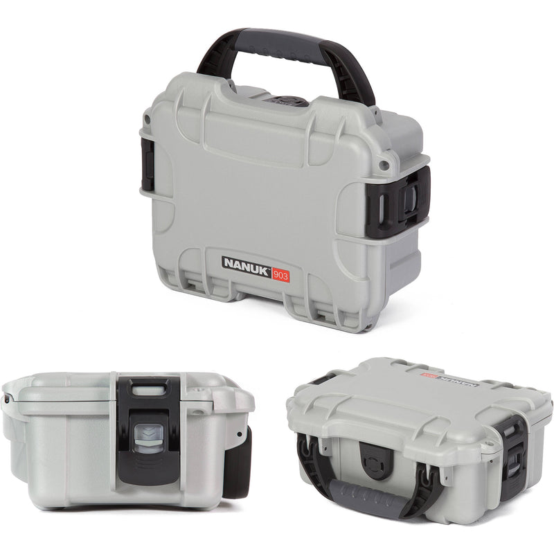 Nanuk 903 Case with Foam (Silver)