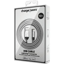 ChargeWorx Lightning to USB Type-A Male Cable (10', Silver)