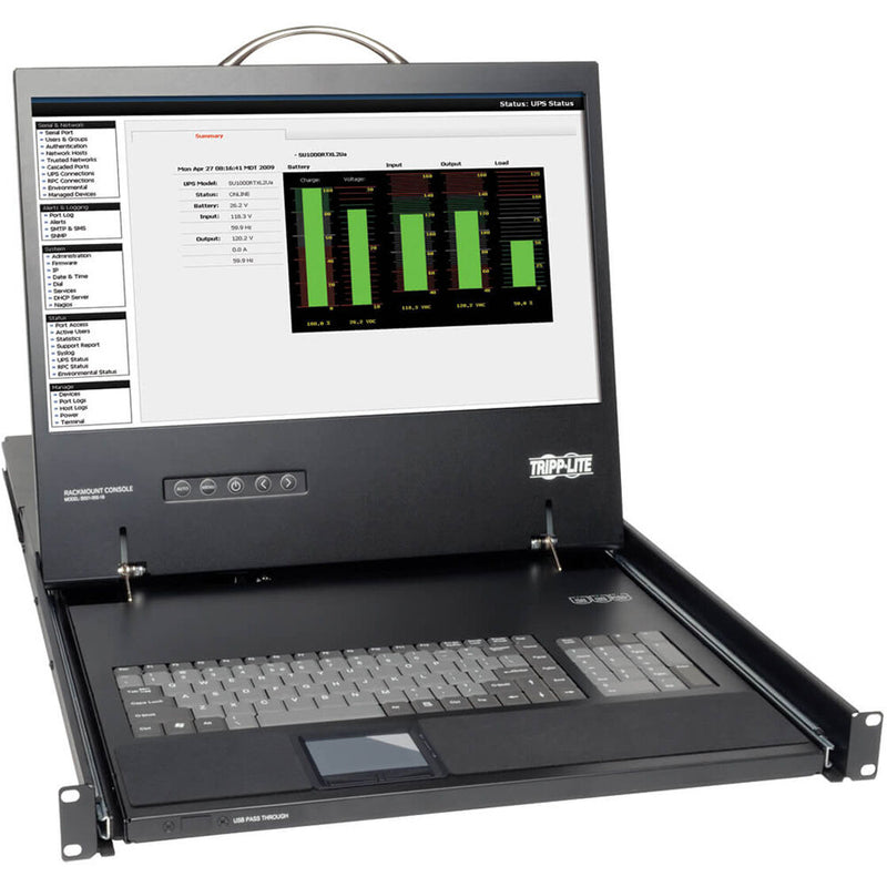 Tripp Lite 1U Rack-Mount Console with 19-in. LCD