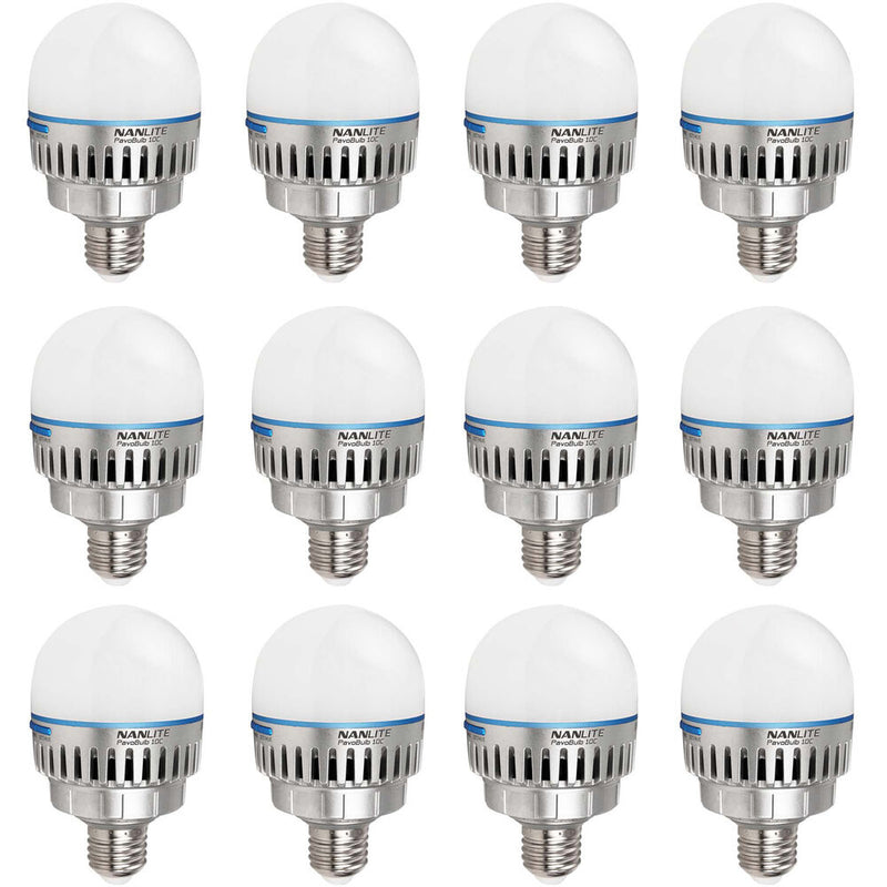 Nanlite PavoBulb 10C Bi-Color RGBWW LED Bulb&nbsp;(12-Light Kit)