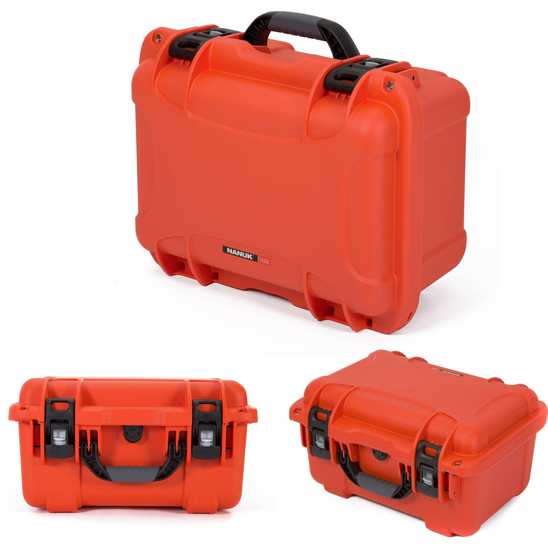 Nanuk 918 6-Lens Case with Foam Insert (Orange)