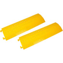 Pyle Pro Drop-Over Cable Protector Ramp (2-Pack,&nbsp;11 x 38.6")