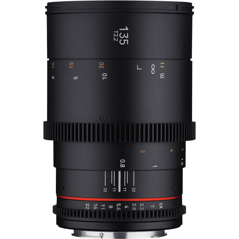 Rokinon 135mm T2.2 DSX High-Speed Cine Lens (EF Mount)