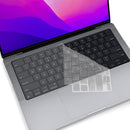 iBenzer Neon Party Hard-Shell Case for 16" MacBook Pro (M1, Clear)