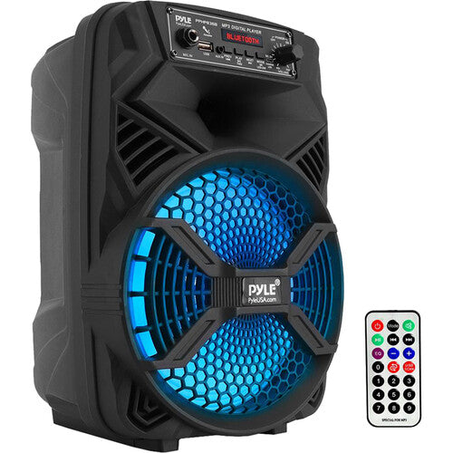 Pyle Pro PPHP836B Portable 8" 300W PA Speaker System with Bluetooth