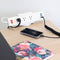 Mount-It! Power Strip and Clamp Desk Mount (White)