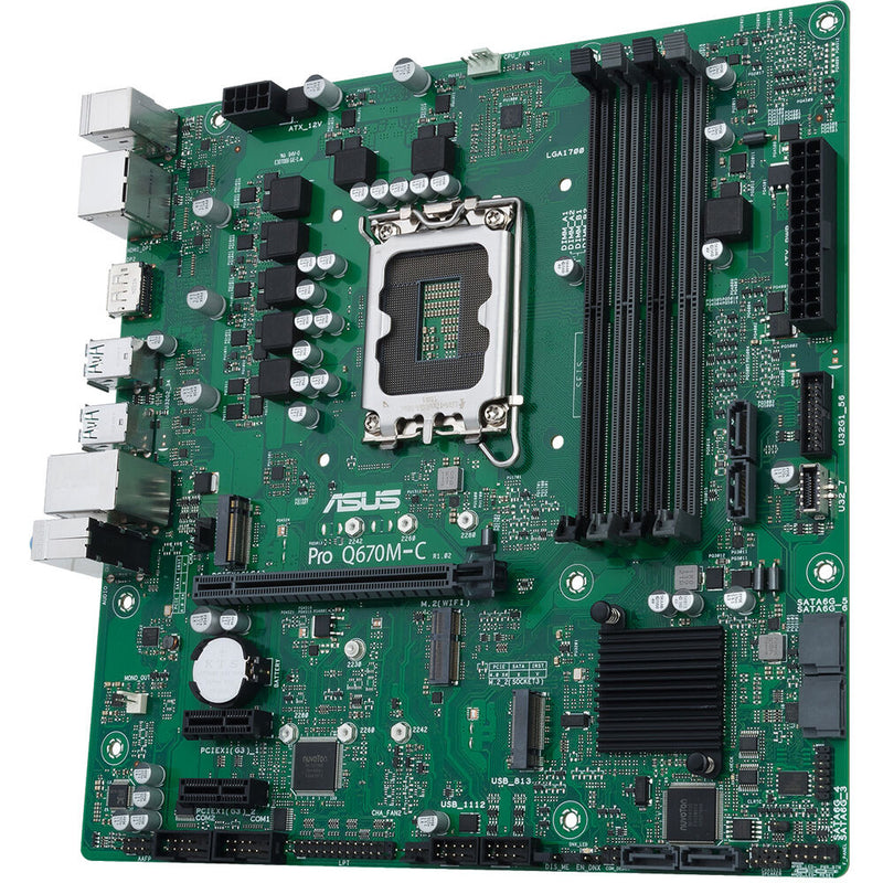 ASUS Pro Q670M-C-CSM LGA 1700 Micro-ATX Commercial Motherboard