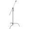 Impact C-Stand with Quick Release Sliding Leg with Grip Arm (Chrome)