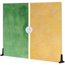 V-FLAT WORLD 30 x 40" Duo-Board Double-Sided Background (Emerald City/Citrus Burst)