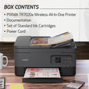 Canon PIXMA TR7020a Wireless Inkjet All-In-One Color Printer (Black)