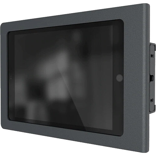 Heckler Side Mount for 10.2" iPad with Redpark Gigabit Ethernet + PoE Adapter (Black Gray)