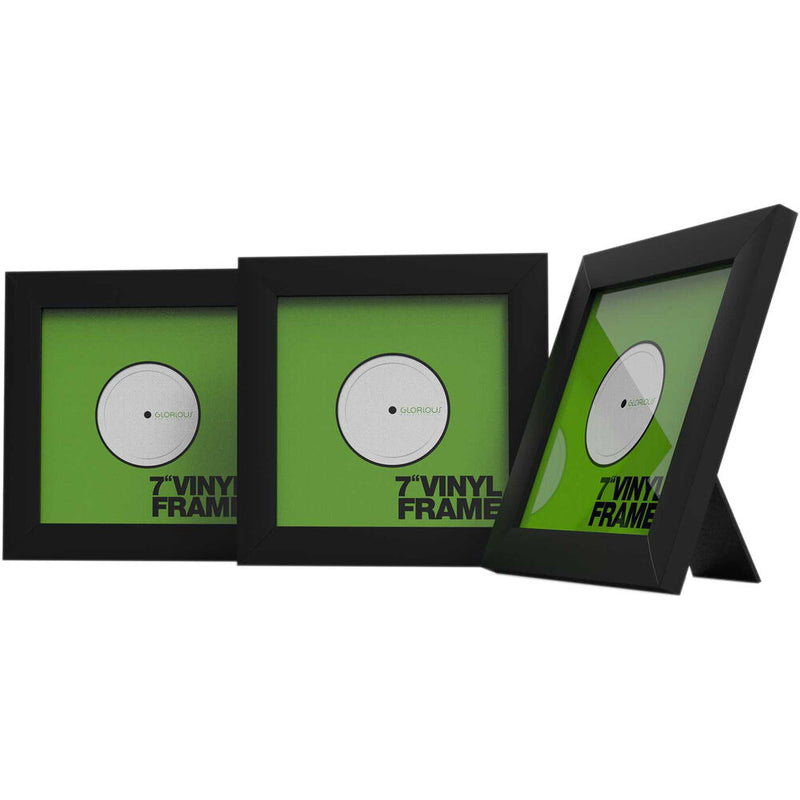 GLORIOUS Vinyl Frame Set (3-Pack, Black, 7'')