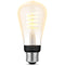 Philips Hue ST19 Filament Edison Bulb with Bluetooth (White Ambiance)