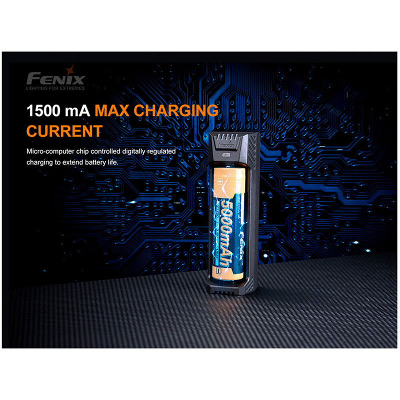 Fenix Flashlight ARE-X1 V2.0 Single-Channel Smart Charger