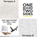 V-FLAT WORLD 24 x 24" Duo-Board Double-Sided Background (Terrazzo A/Terrazzo B)