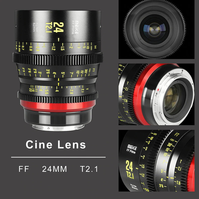 Meike FF Prime Cine 24mm T2.1 Lens (Sony E-Mount, Feet/Meters)