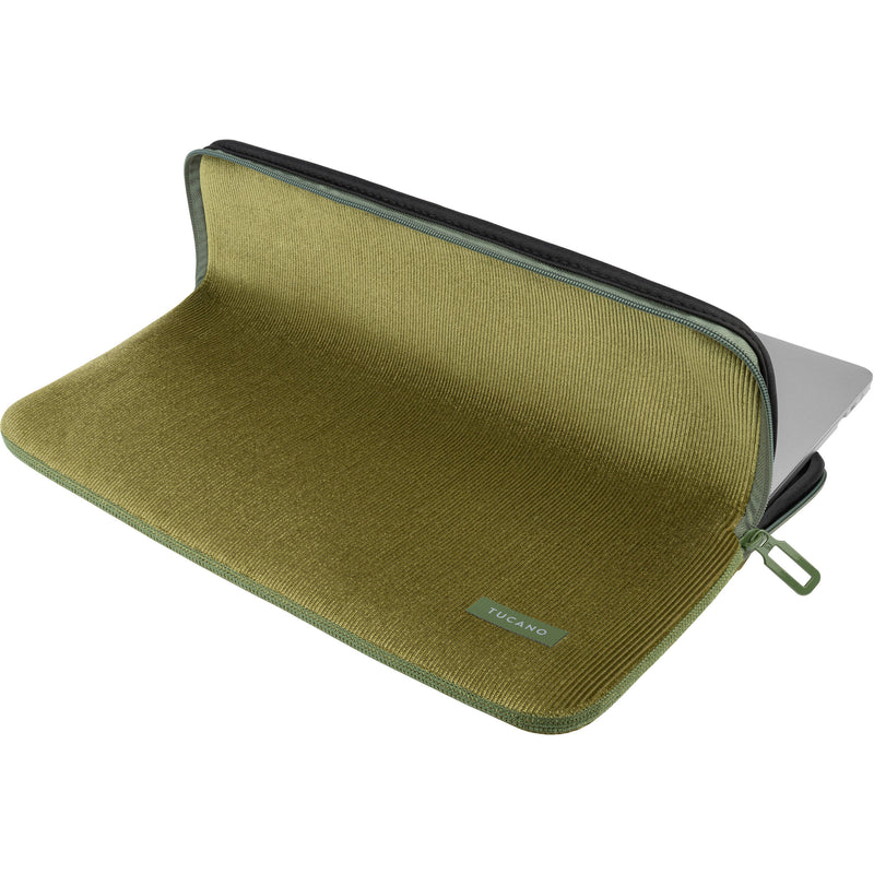 Tucano Second Skin Velluto Neoprene Sleeve for 15.6" Laptops and 16" MacBook Pro (Green)