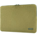 Tucano Second Skin Velluto Neoprene Sleeve for 15.6" Laptops and 16" MacBook Pro (Green)