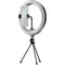 Apexel 10" LED Ring Light with Mini Tabletop Tripod & Smartphone Holder