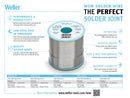 Weller T0051402999 T0051402999 Solder Wire No Clean Lead Free 99.3 0.6 0.05 Sn Cu Ni 21g 229 &Acirc;&deg;C 0.3/0.5/0.8mm Pack of 3 New