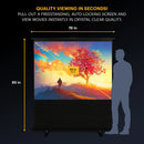 Kodak Instant Cinema 80" Pull-Up Portable Manual Front Projection Screen (39 x 70")