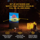 Kodak Instant Cinema 80" Pull-Up Portable Manual Front Projection Screen (39 x 70")