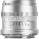 TTArtisan 50mm f/1.2 Lens for Sony E (Silver)
