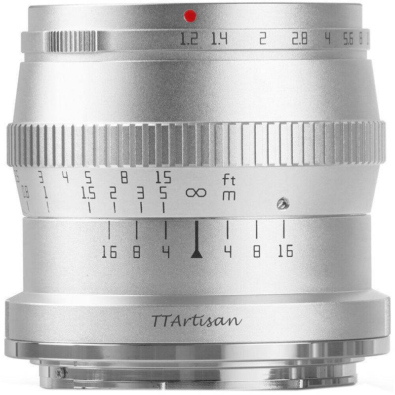 TTArtisan 50mm f/1.2 Lens for FUJIFILM X (Silver)