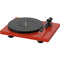 Pro-Ject Audio Systems Debut Carbon EVO Manual Three-Speed Turntable (Gloss Red)