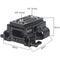 Niceyrig Manfrotto QR Plate Kit with 15mm Dual-Rod Clamp