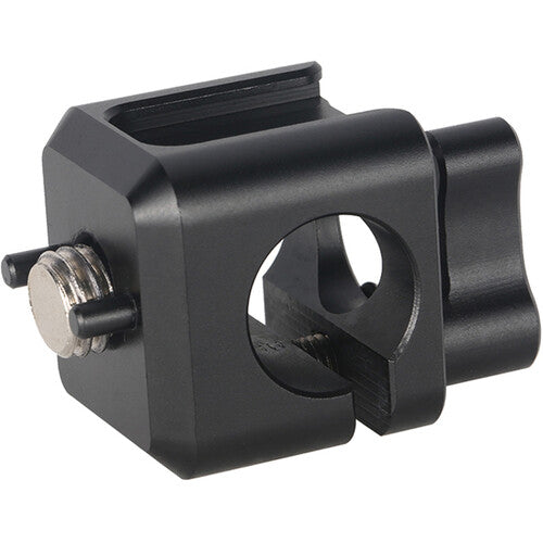 Niceyrig 15mm ARRI Locating Rod Clamp with Cold Shoe Mount