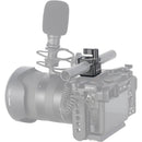 Niceyrig 15mm ARRI Locating Rod Clamp with Cold Shoe Mount