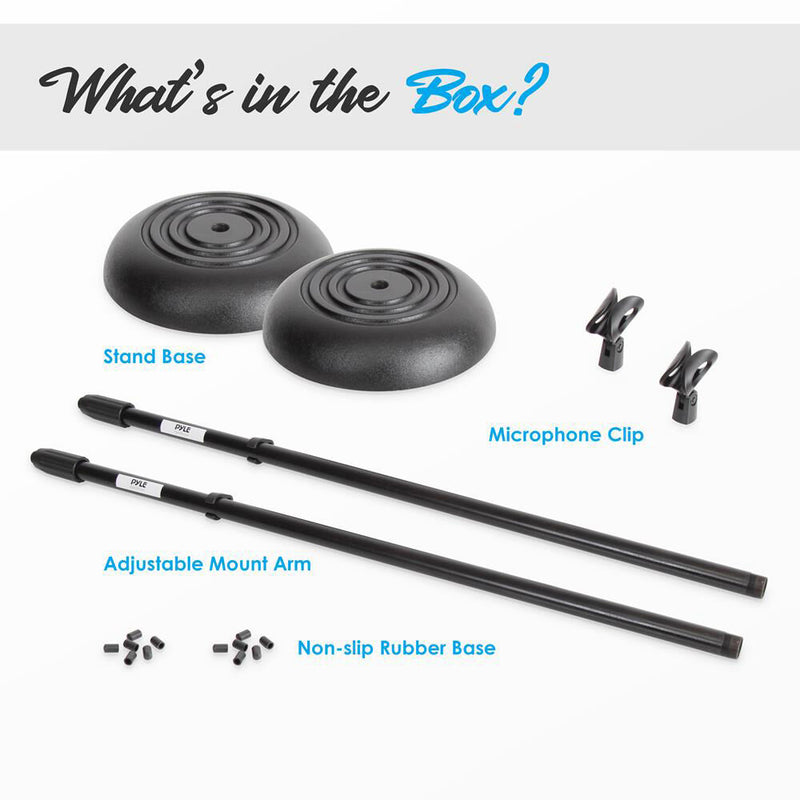 Pyle Pro PMKS5X2 Microphone Stand (Pair)