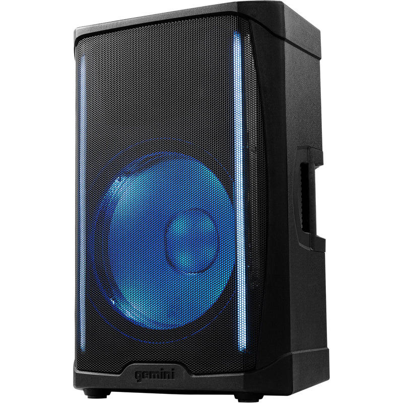 Gemini GD-L115BT 2-Way, 15" 1000W Bluetooth PA Speaker with Lights
