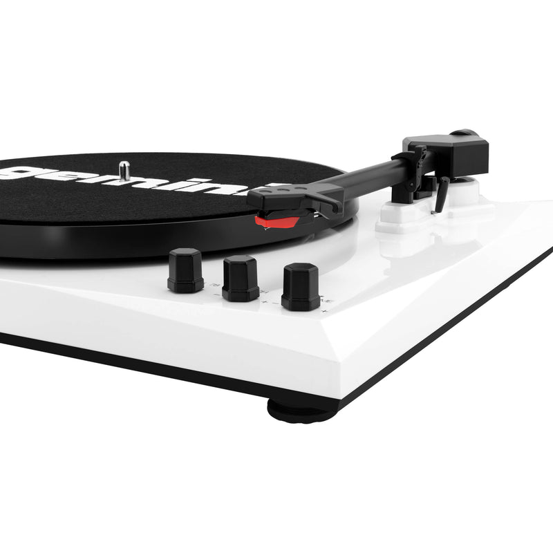 Gemini TT-900 Manual Three-Speed Turntable with Wireless Audio System (Black/White)