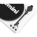 Gemini TT-900 Manual Three-Speed Turntable with Wireless Audio System (Black/White)