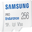 Samsung 256GB PRO Endurance UHS-I microSDXC Memory Card with SD Adapter