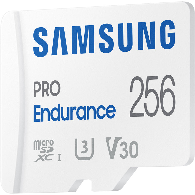 Samsung 256GB PRO Endurance UHS-I microSDXC Memory Card with SD Adapter