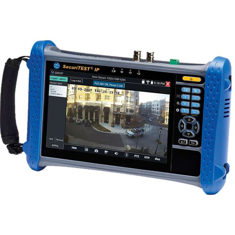 SimplyTEST ST-171000 SecuriTEST IP Digital/Analog/HD Coax CCTV Tester