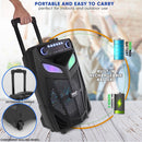 Pyle Pro PPHP101WMB 10" Portable PA Karaoke Speaker System