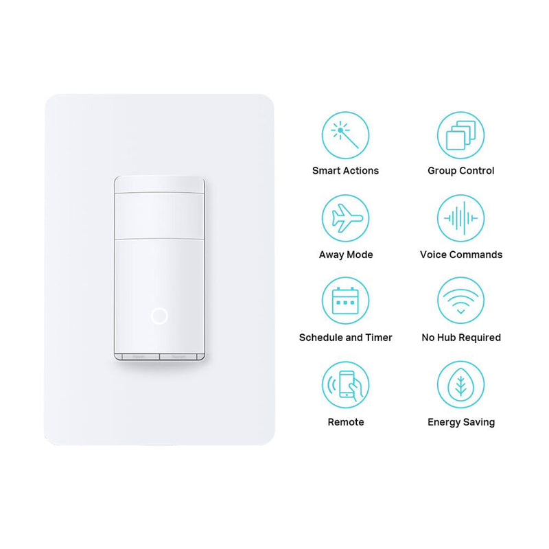 TP-Link KS200M Kasa Smart Wi-Fi Motion-Activated Light Switch (2-Pack)
