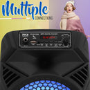 Pyle Pro PPHP836B Portable 8" 300W PA Speaker System with Bluetooth