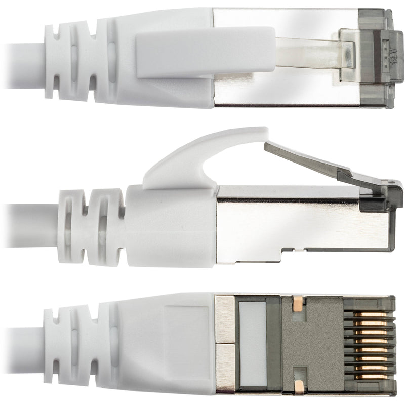 Pearstone Cat 7 Double-Shielded Ethernet Patch Cable (1', White)