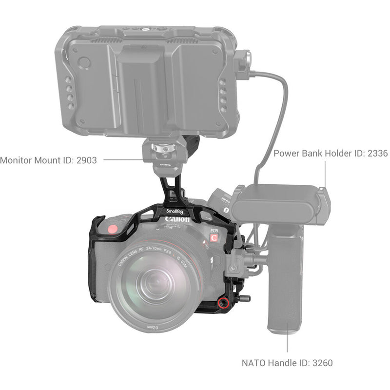 SmallRig "Black Mamba" Handheld Kit for Canon EOS R5 C/R5/R6