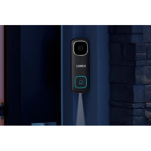 Lorex B451AJDB-E 2K QHD Wi-Fi Video Wired Doorbell (Black)