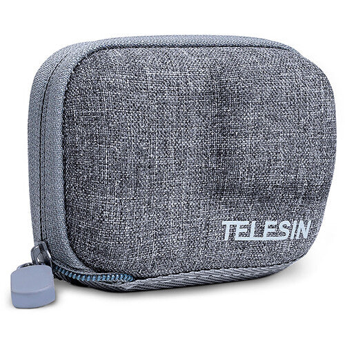 TELESIN Portable Zipper Camera Storage Case for GoPro HERO 9/10 (Gray)