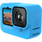 TELESIN Protective Silicone Case with Lanyard for GoPro HERO9/10 (Blue)