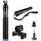TELESIN Extendable Aluminum Selfie Stick with Tripod and Phone Clip