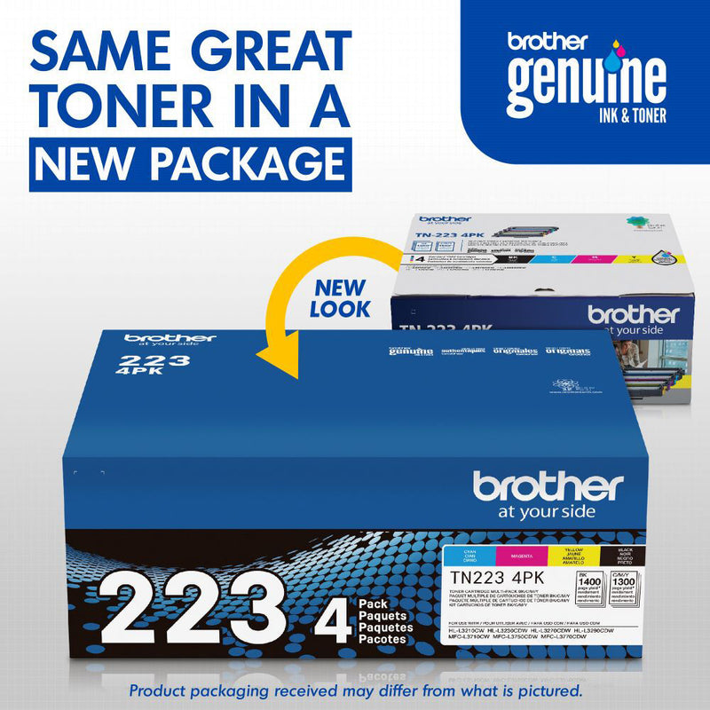 Brother Standard Yield Toner Cartridge (C/M/Y/BK)