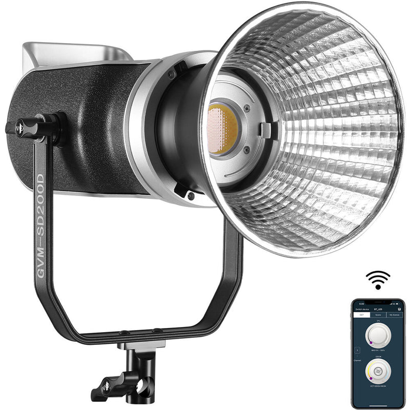 GVM SD200D Bi-Color LED Video Spotlight